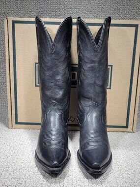 Tecovas The Annie Women's US Size 6.5B Midnight Cowhide Cowgirl Pull-on Boots